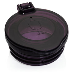 Champagne Flute Replacement Lids | (Clear, Purple & Black) - Daily Seal