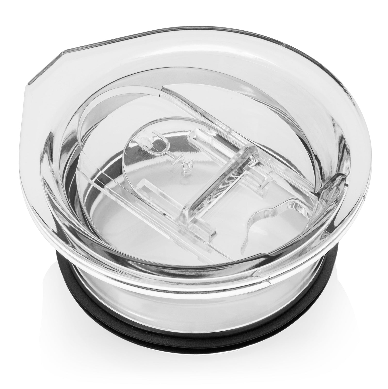 Hopsulator Slim Tumbler Lids (Clear, Black and Purple) - Classic Pour