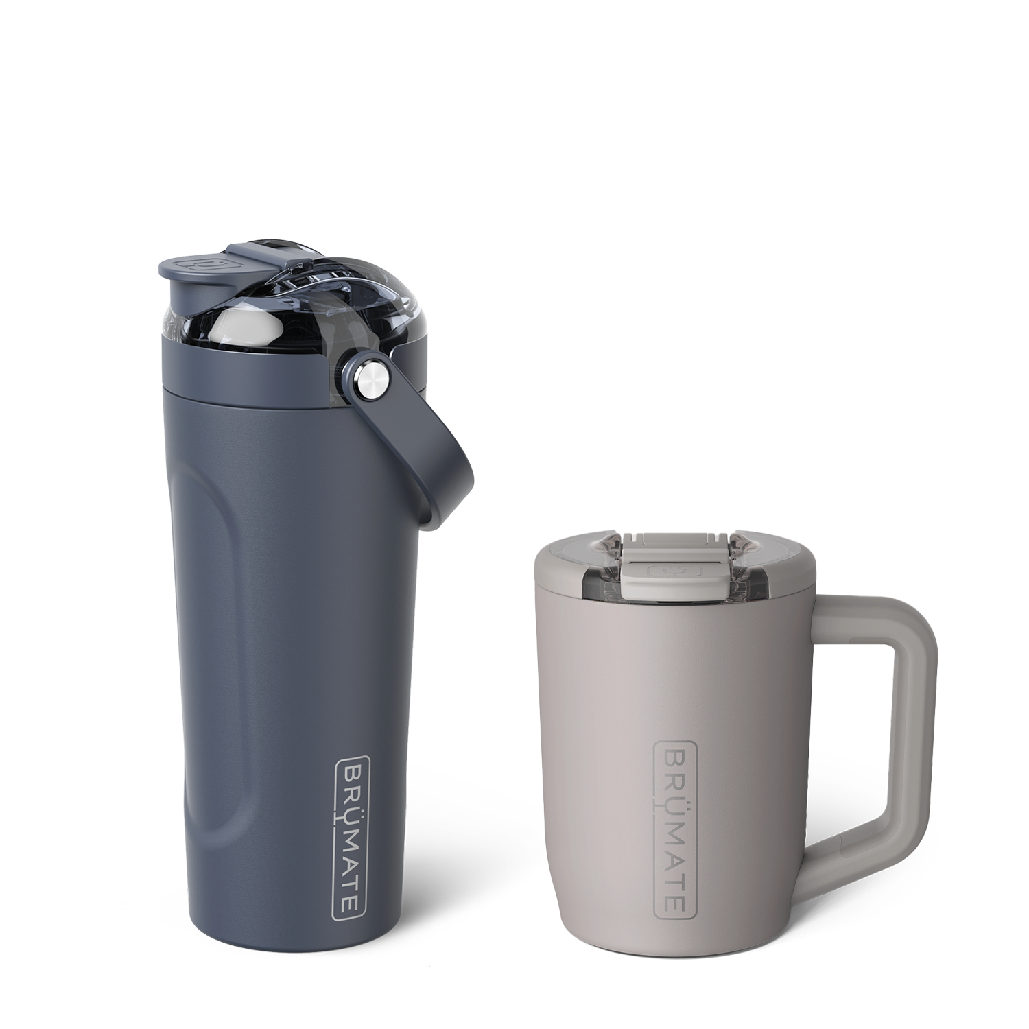 Hydrate + Caffeinate Bundle | Mocha & Nightfall Blue | 15oz/25oz - Clean Start