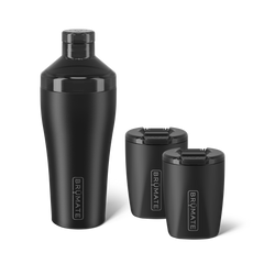 Cocktail Shaker + Rocks Bundle | Matte Black | 22/12oz - Clean Start