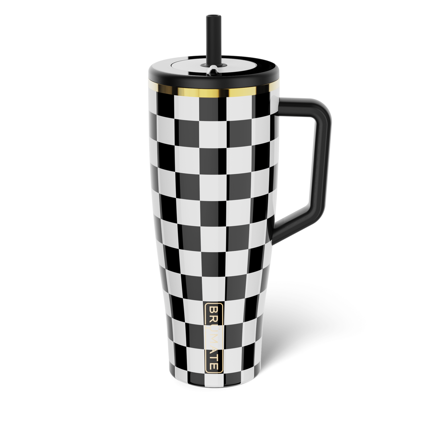 Era 40oz | Black & White Checker - Gentle Care