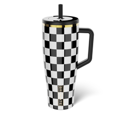Era 40oz | Black & White Checker - Gentle Care