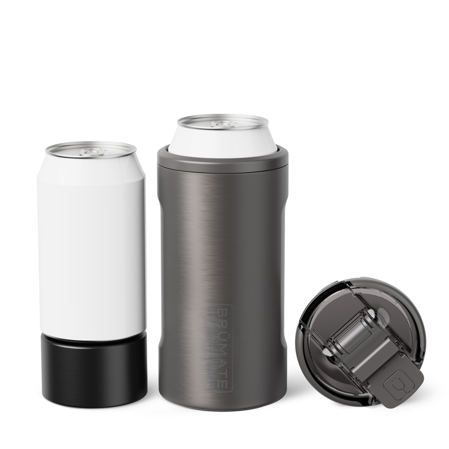 Hopsulator Trio | Black Stainless | 12/16oz Standard Cans - Fresh Routine