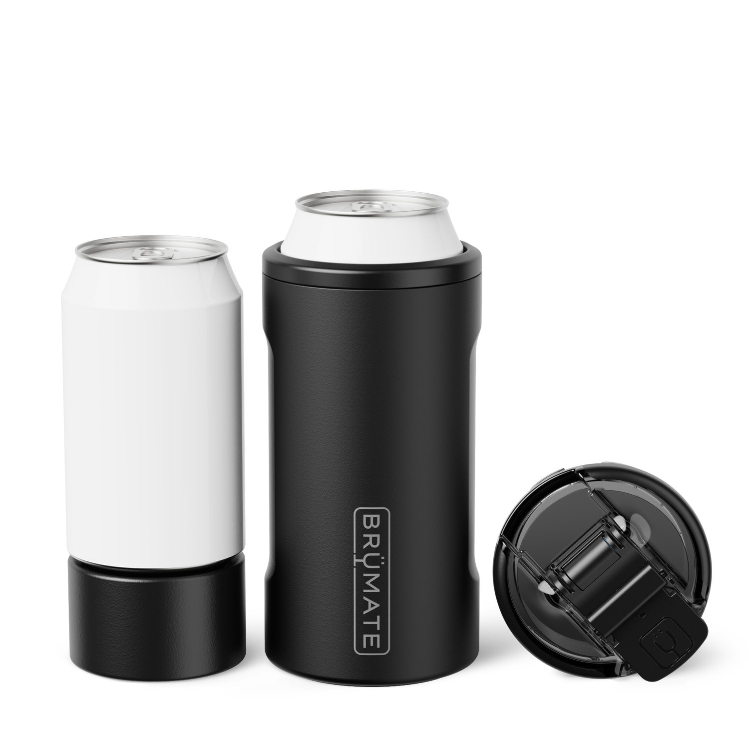 Hopsulator Trio | Matte Black | 12/16oz Standard Cans - Fresh Routine