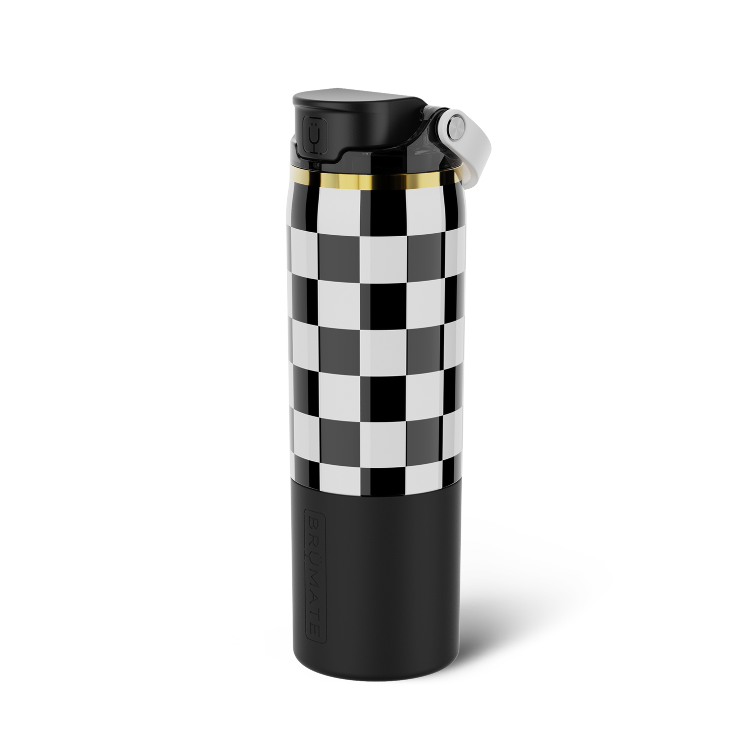 Rise 25oz | Black & White Checker - Clean Start