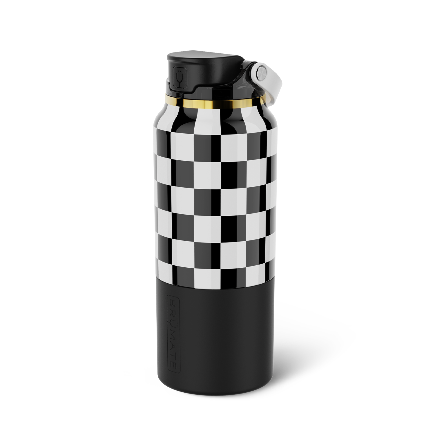 Rise 35oz | Black & White Checker - Fresh Routine