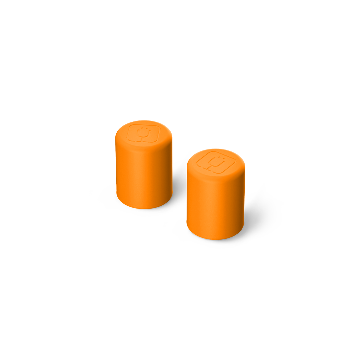 Magnetic Straw Cover | Clementine | 2-Pack - Fresh Seal