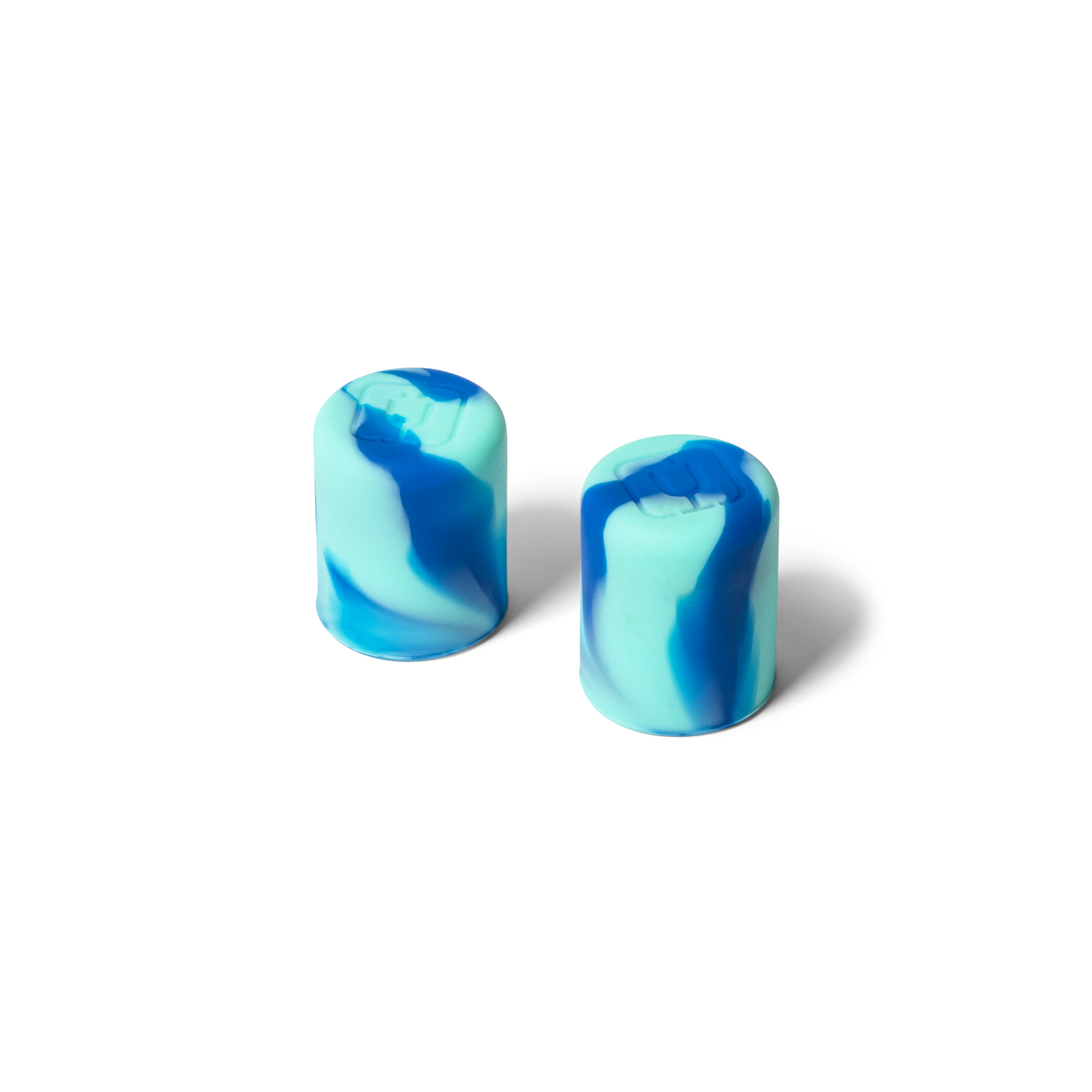 Magnetic Straw Cover | Ocean Swirl | 2-Pack - Smooth Sip