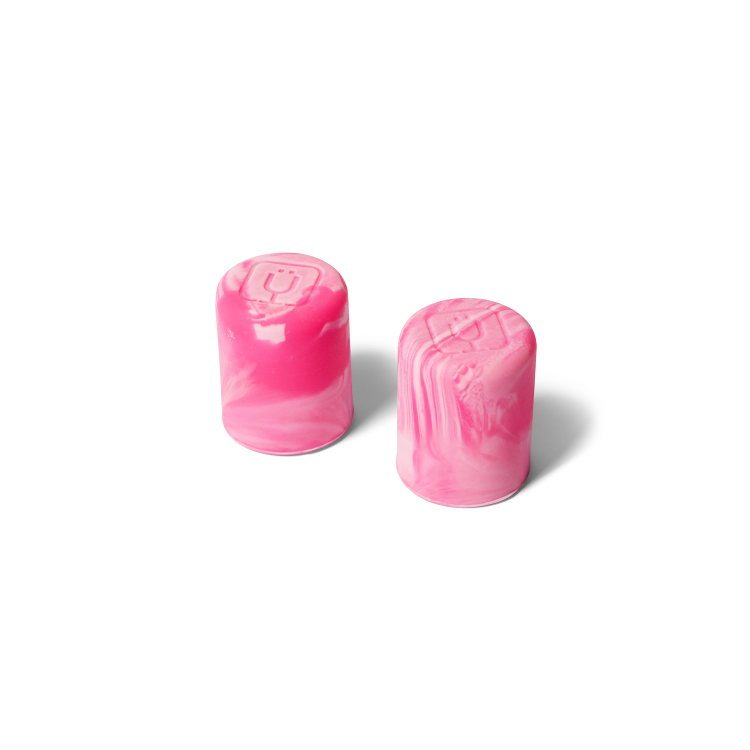 Magnetic Straw Cover | Pink Swirl | 2-Pack - Fresh Seal