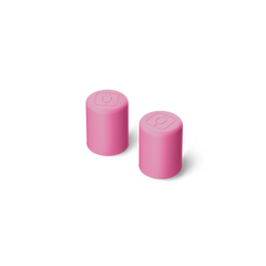 Magnetic Straw Cover | Pink Gingham | 2-Pack - Simple Swap