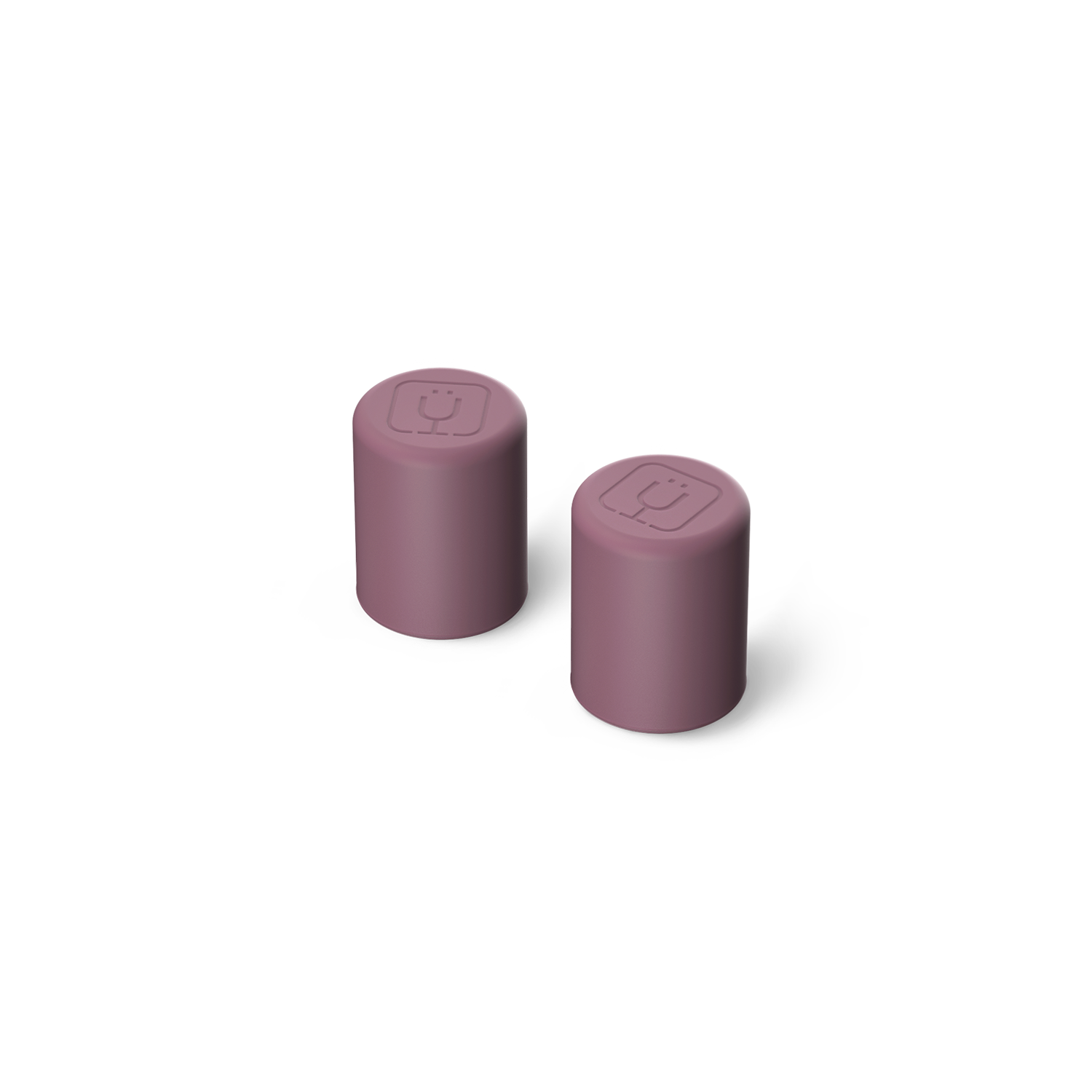 Magnetic Straw Cover | Rose Taupe | 2-Pack - Simple Swap