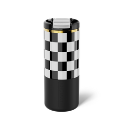 Strova 18oz | Black & White Checker - Fresh Routine