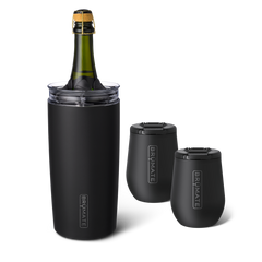 Bottle Chiller Bundle | Matte Black | 49/14oz - Gentle Care