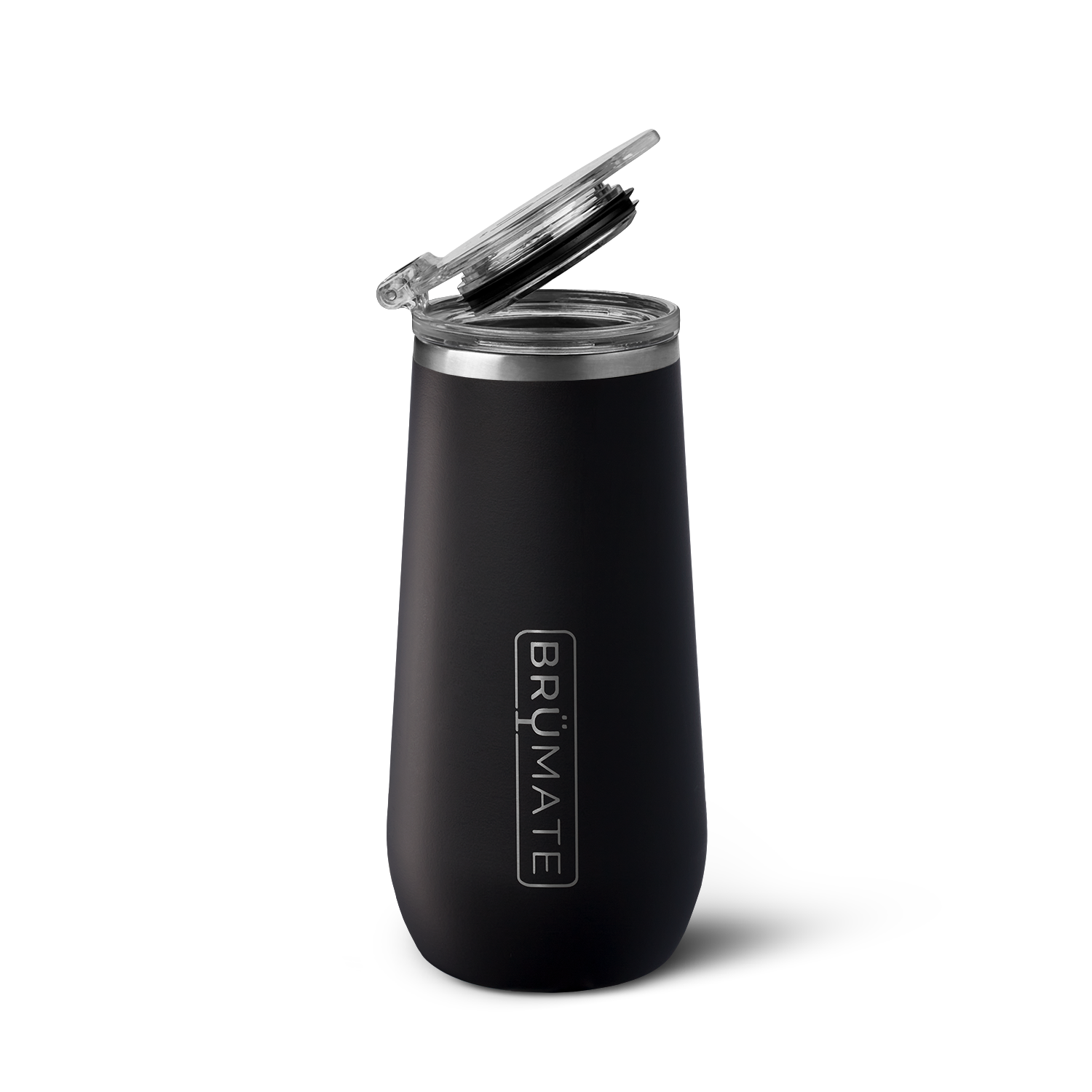 Champagne Flute | Matte Black | 12oz - Simple Care